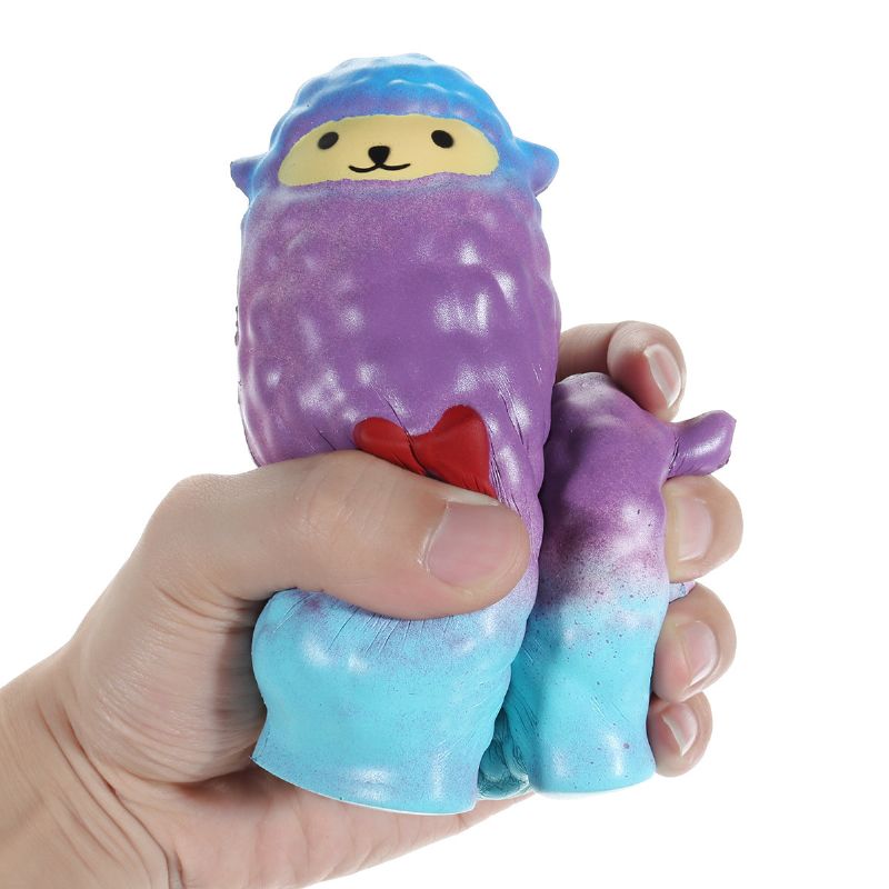 Squishy Cute Galaxy Alpaca Slow Rising Mirisne Zabavne Igračke Sa Životinjama