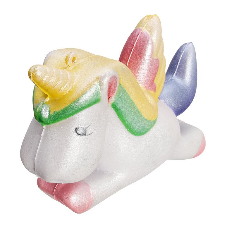 Squishy Unicorn Horse 13 cm Višebojni Mekani Sporo Rastući Slatka Kawaii Kolekcija Poklon Igračka Za Dekoraciju