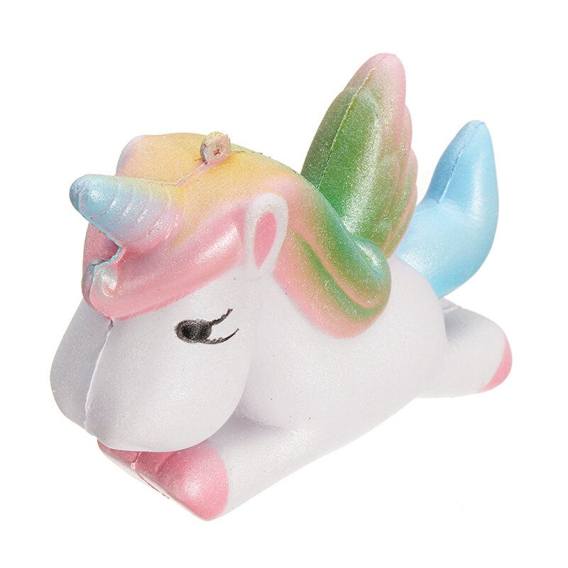 Squishy Unicorn Horse 13 cm Višebojni Mekani Sporo Rastući Slatka Kawaii Kolekcija Poklon Igračka Za Dekoraciju