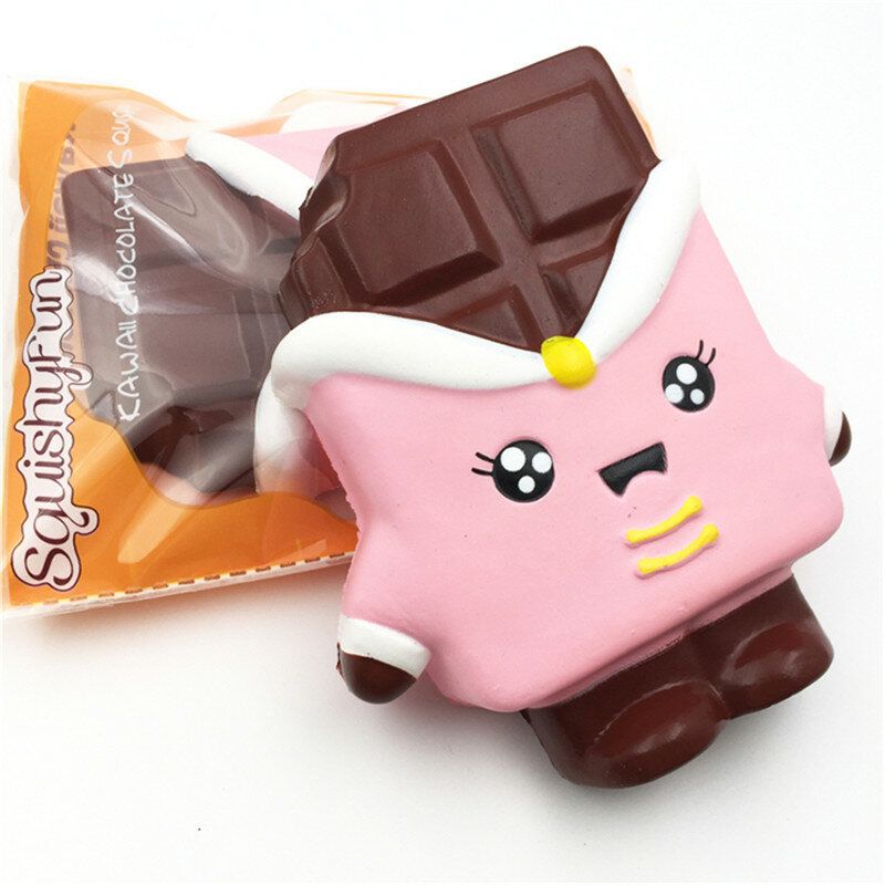 Squishyfun Chocolate Squishy 13 cm Sporo Raste S Pakiranjem Kolekcija Poklon Dekor Mekana Igračka