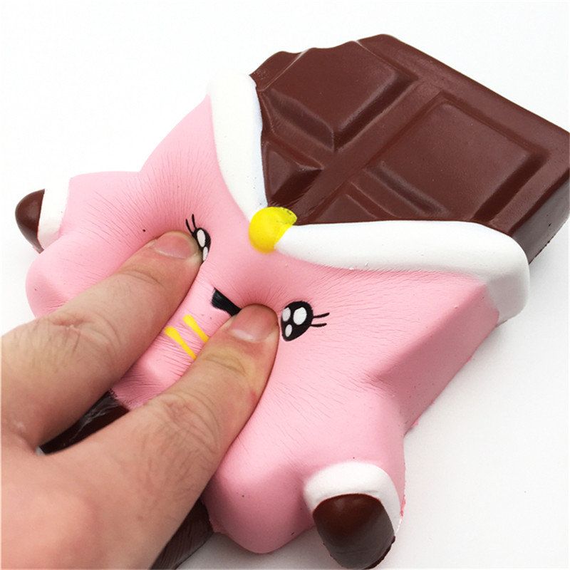 Squishyfun Chocolate Squishy 13 cm Sporo Raste S Pakiranjem Kolekcija Poklon Dekor Mekana Igračka