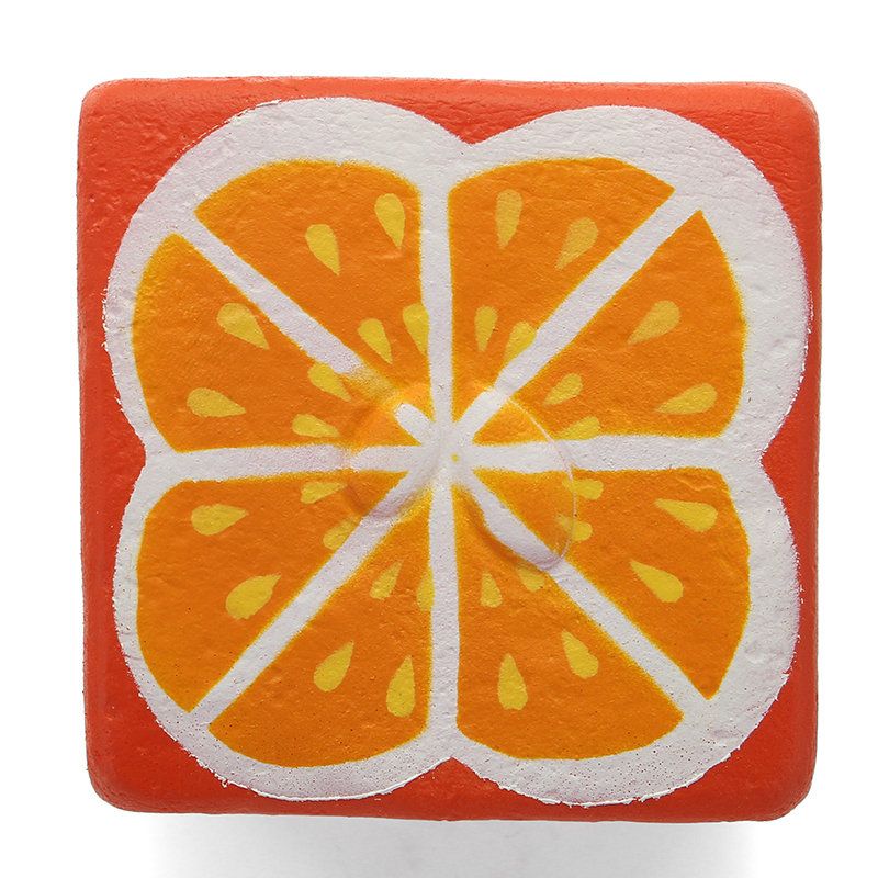 Squishyshop Orange Toast 7.5 cm Kruh Squishy Soft Slow Rising Collection Poklon Igračka