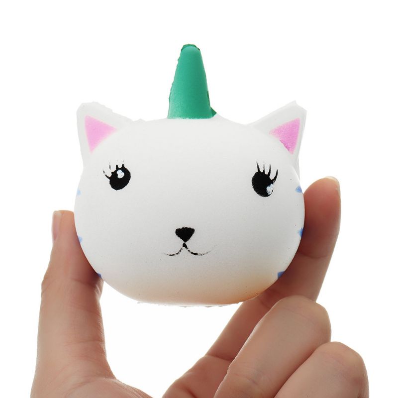 Unicorn Cat Squishy Slow Rising Collection Dar Decor Mekana Igračka