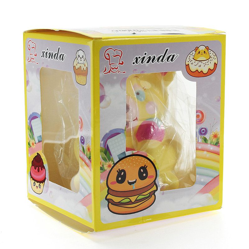 Xinda Squishy Strawberry Bear Drži Lonac Za Med 12 cm Sporo Raste S Pakiranjem Kolekcija Igračka Na Dar