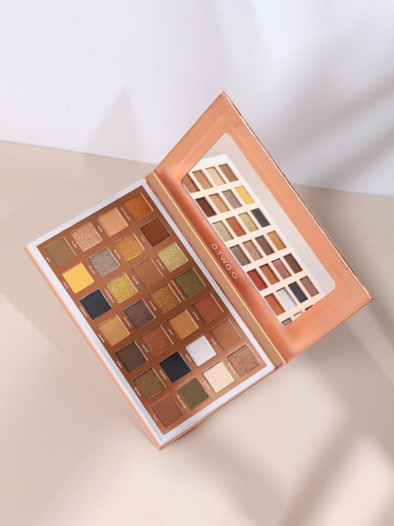 28 Colours Velvet Eyeshadow Palette Prijenosna Vodootporna Fina Svilenkasta Gola Sjenila U Prahu