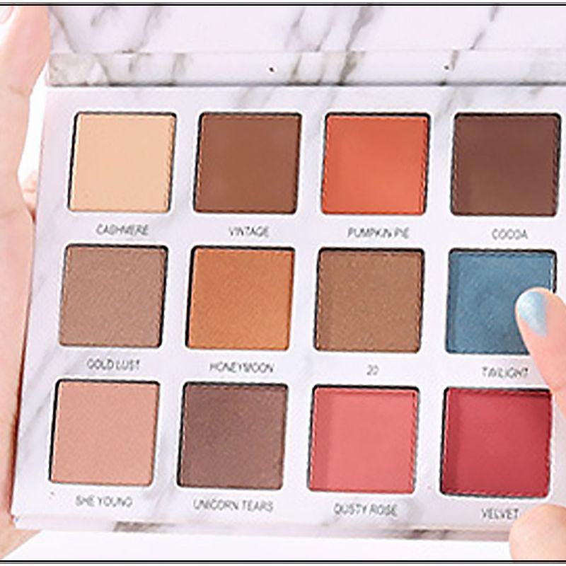 Marble Eye Shadow Palettes Classic 12 Color Daily Eye Matt Pearly Luster Zemljana Boja Sjenila Za Beauty Makeup