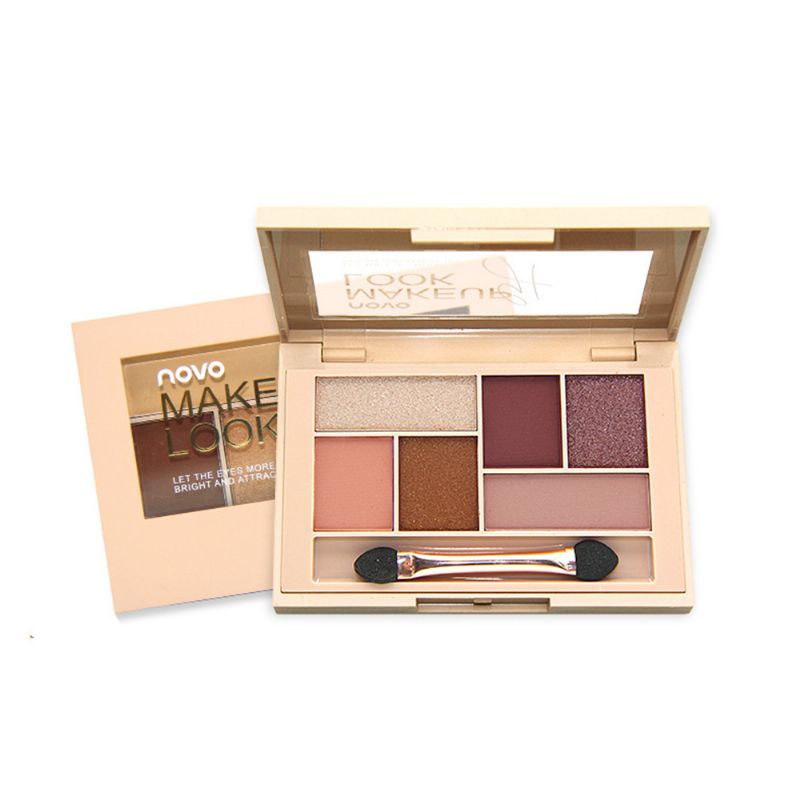 Matte Ground Eye Shadow Disc Silky Six Eyeshadow Pearl Light Color Eye Alat Za Šminkanje Za Početnike