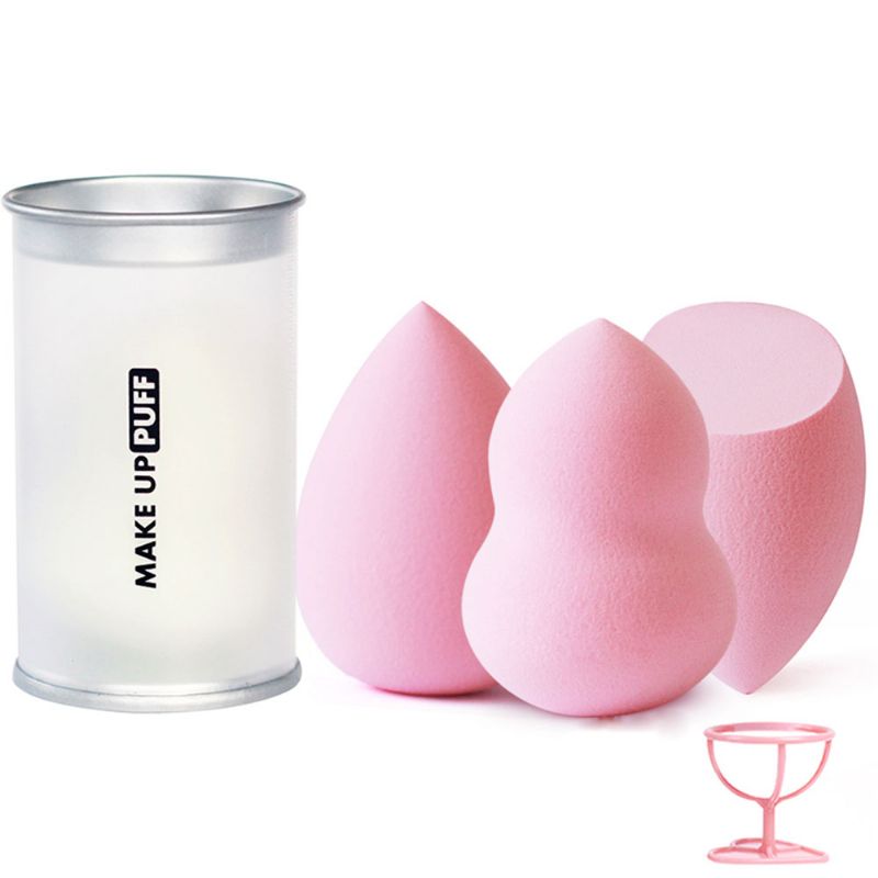 Šminka Puder Puff Dry Wet Tri Shapes Spužva Alat Za Šminkanje Beauty Blender