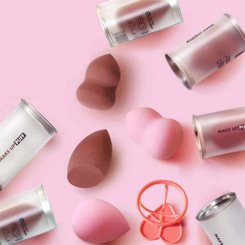 Šminka Puder Puff Dry Wet Tri Shapes Spužva Alat Za Šminkanje Beauty Blender