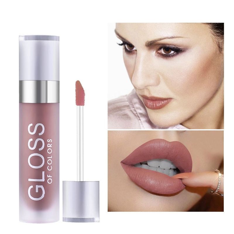 Velvet Matte Dugotrajna Glazura Za Usne Pearlescent Glitter Lip Gloss Anti-stick Cup Tekući Ruž Za