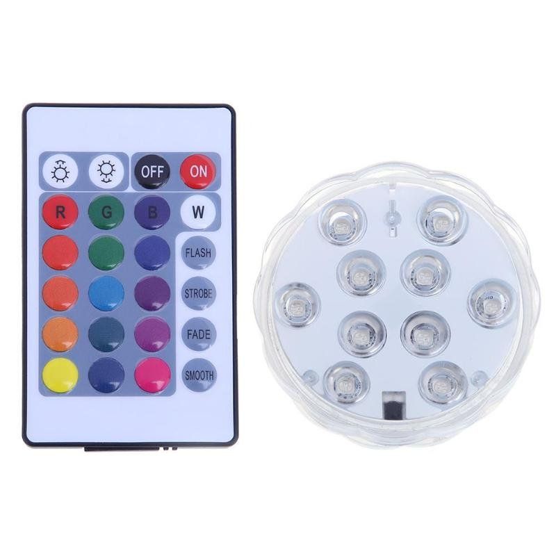 12 Led Rgb Podvodna Svjetiljka Vodootporna Noćna Lampa Vodena Fontana Fish Tank Garden Decor